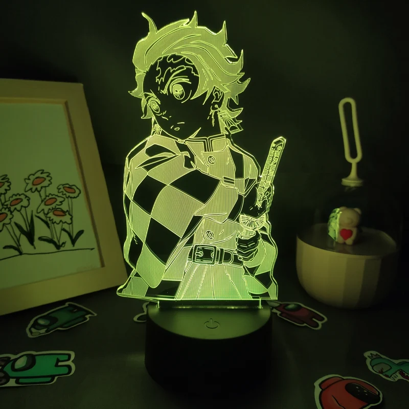 Demon Slayer Tanjiro Kamado 3D Nachtlampe Nacht Licht