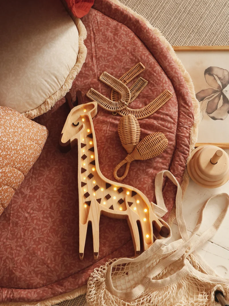 Little Lights Giraffe Night Light | Serengeti Wood