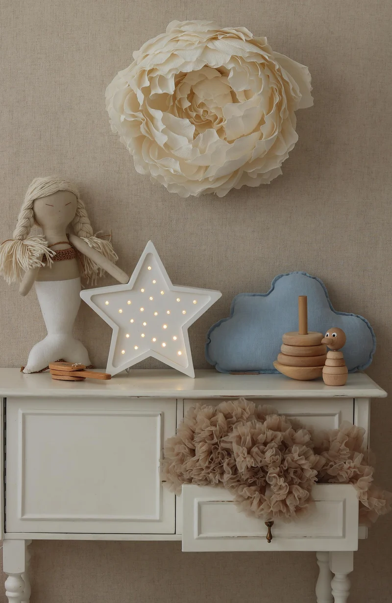Little Lights Star Night Light | White