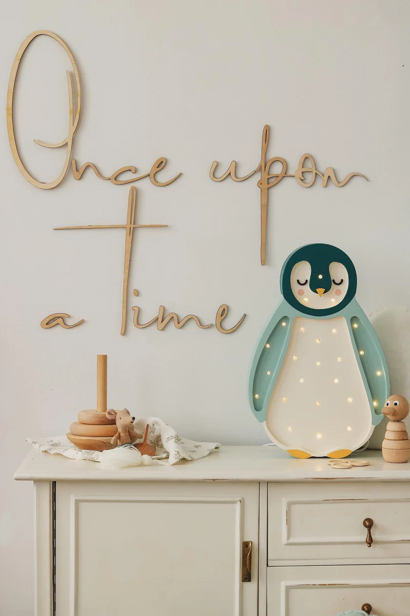 Little Lights Penguin Night Light | Teal