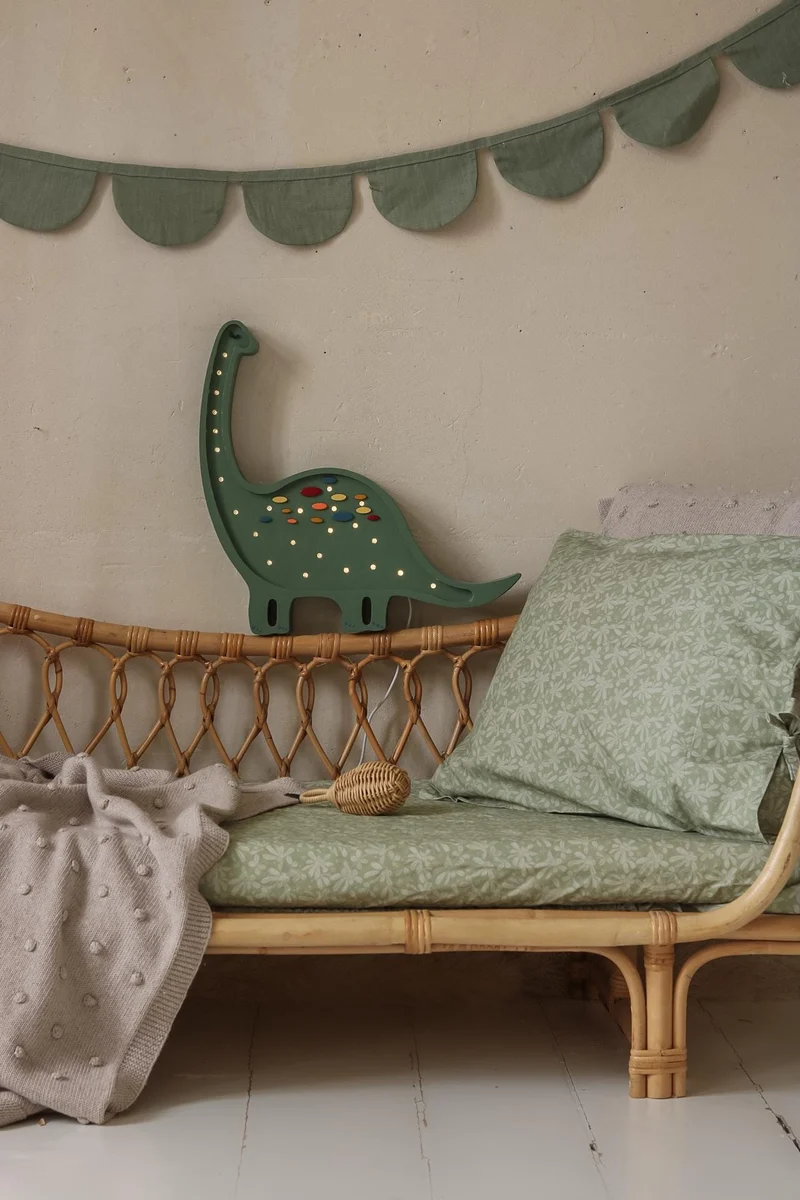 Little Lights Dino Diplodocus Night Light | Confetti Green