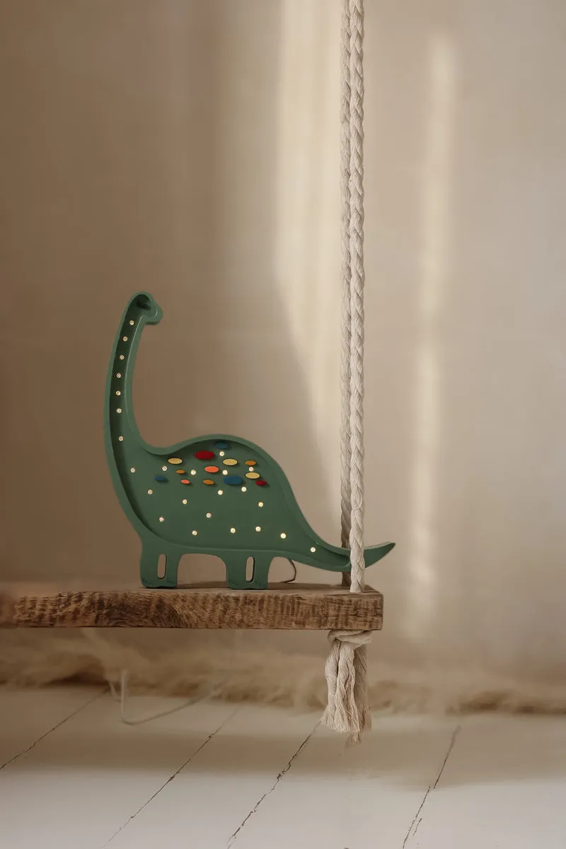 Little Lights Dino Diplodocus Night Light | Confetti Green