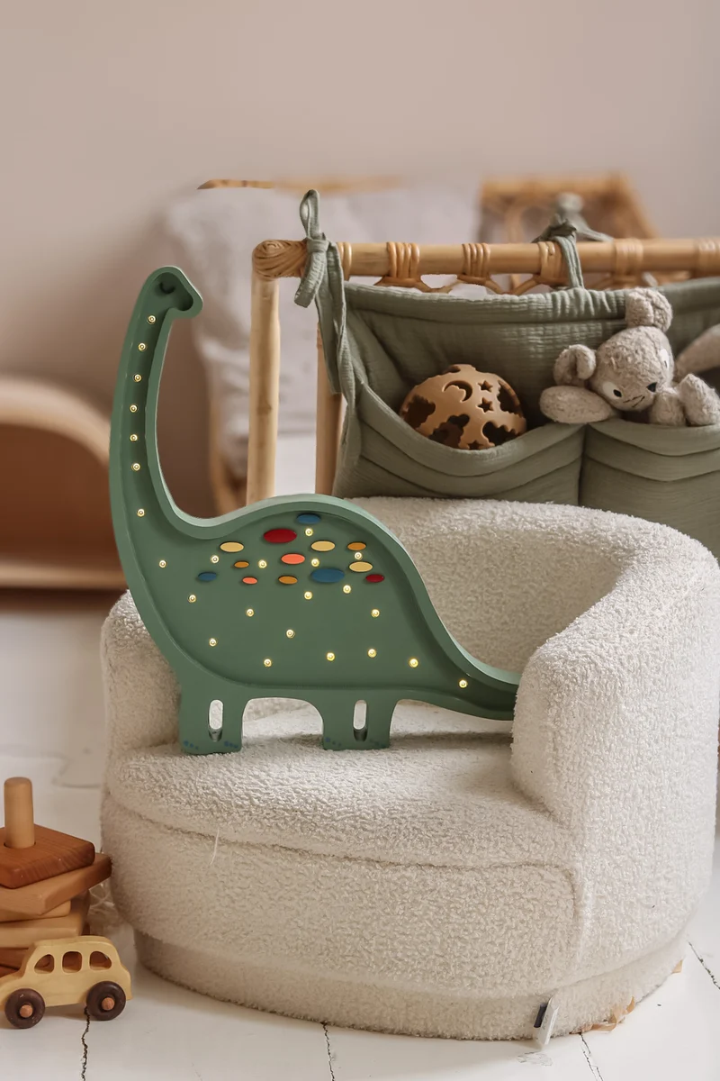 Little Lights Dino Diplodocus Night Light | Confetti Green