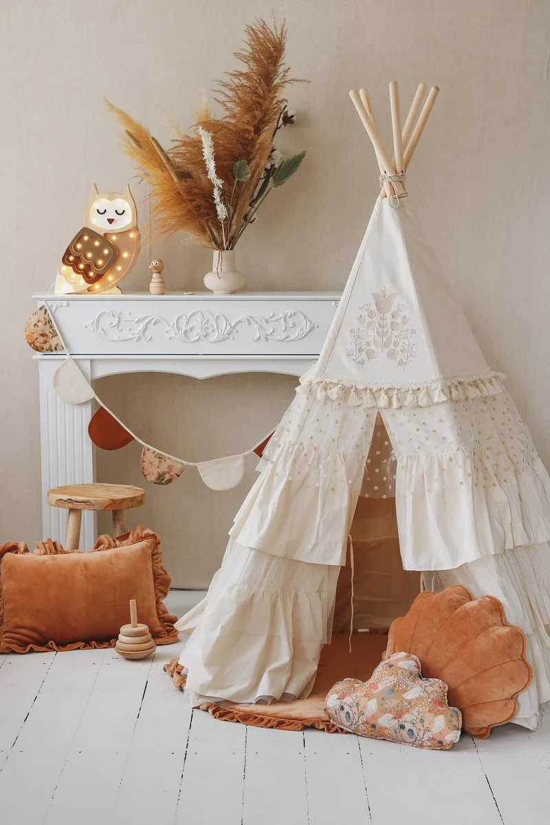 Little Lights Owl Night Light | Ombre Brown