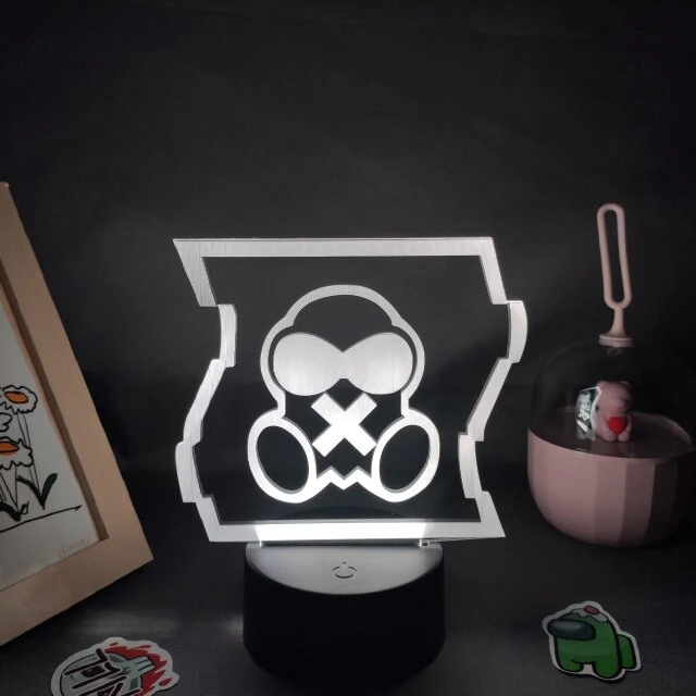 Rainbow Six Gasmaske 3D Lampe Nachtlicht