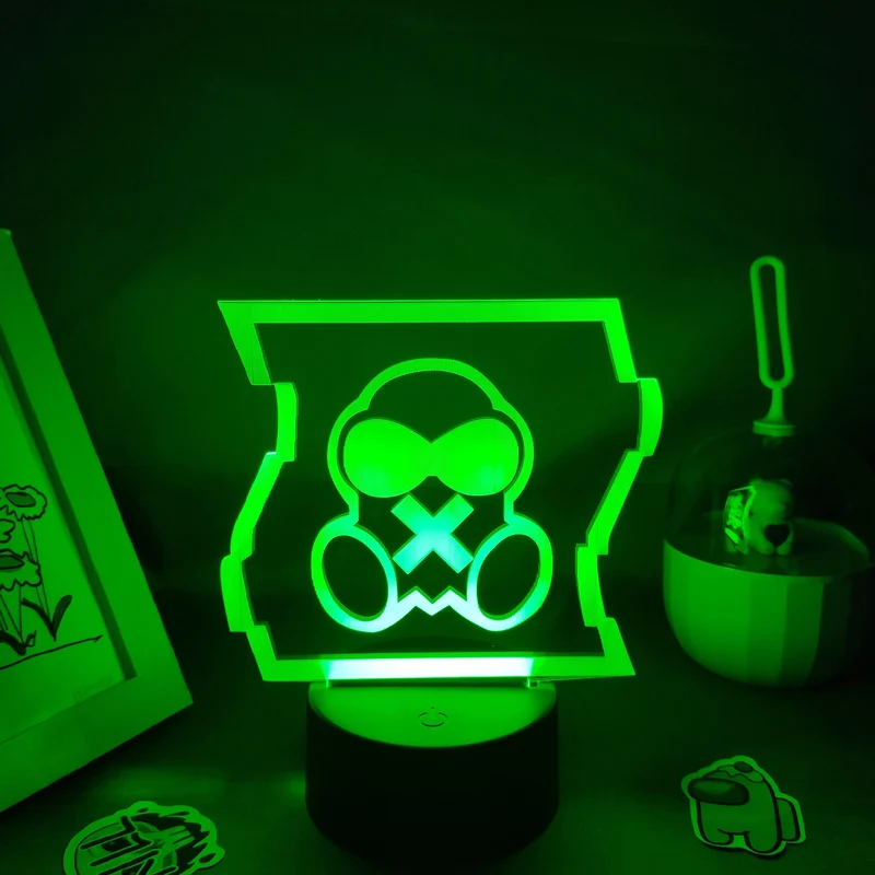 Rainbow Six Gasmaske 3D Lampe Nachtlicht