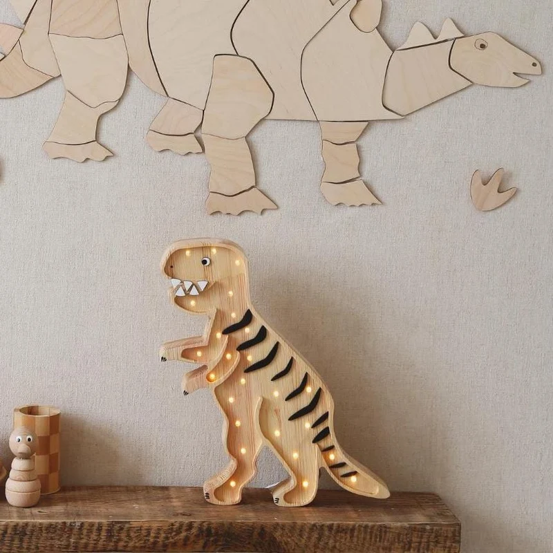 Little Lights Dino T.Rex Night Light | Mesozoic Wood