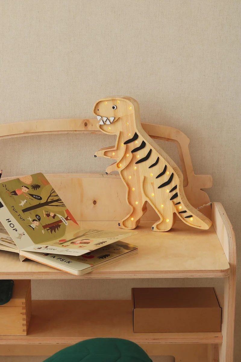 Little Lights Dino T.Rex Night Light | Mesozoic Wood