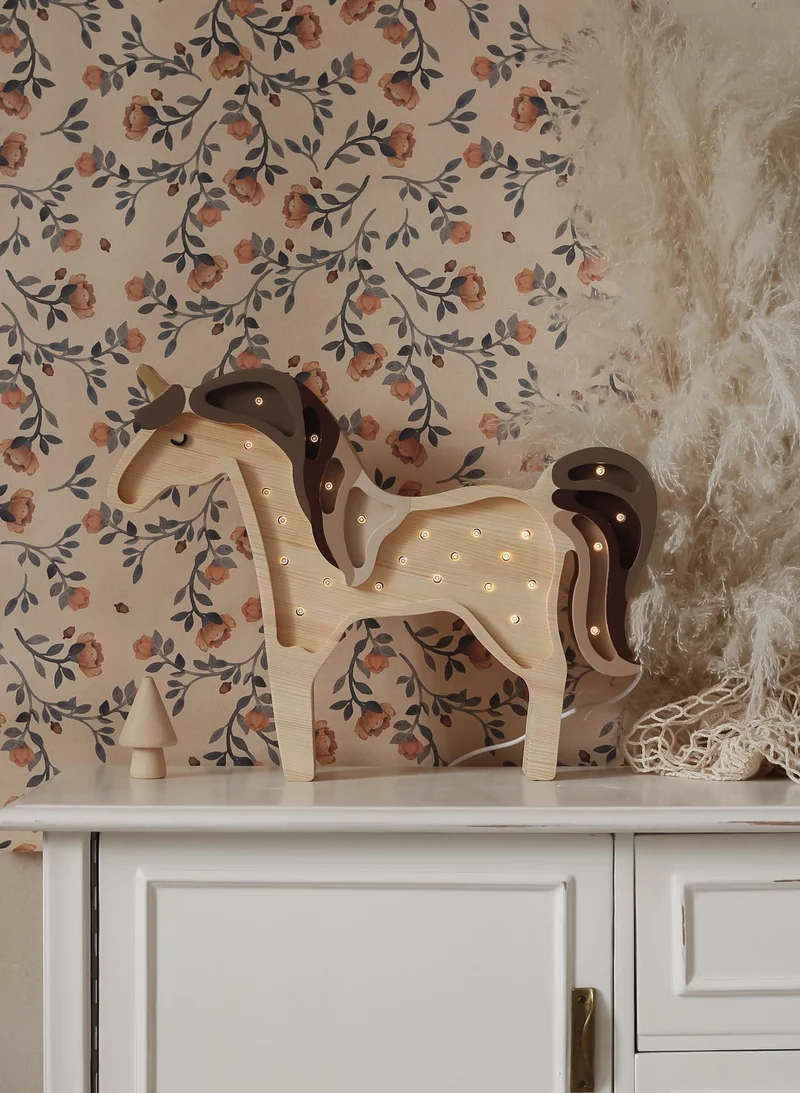 Little Lights Unicorn Night Light | Cappuccino