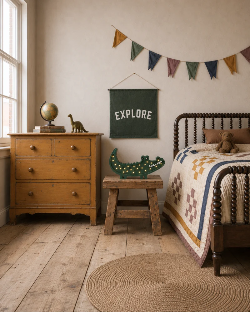 Little Lights Crocodile Night Light | Papkin Green