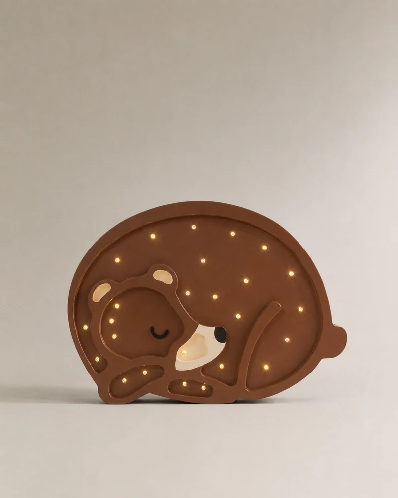 Little Lights Bear Night Light | Forest Brown