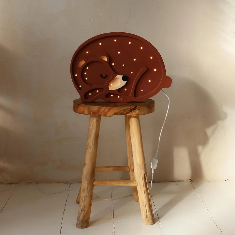 Little Lights Bear Night Light | Forest Brown