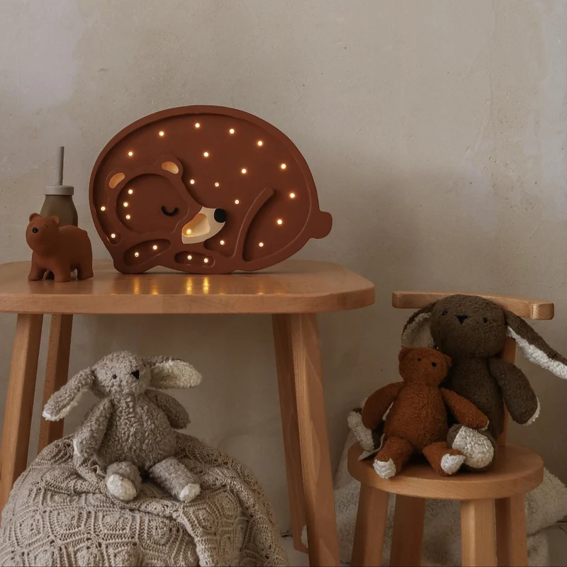 Little Lights Bear Night Light | Forest Brown