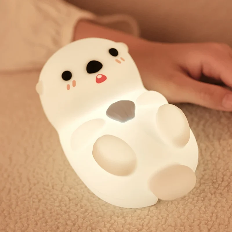 Veilleuse loutre en silicone - OttoLight