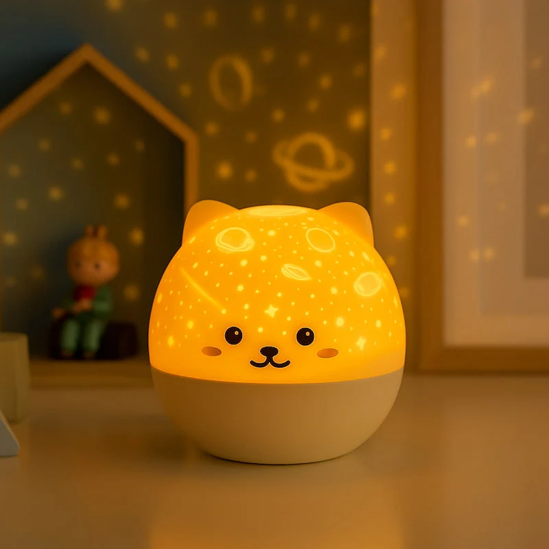 Veilleuse projection chat - StarsCat