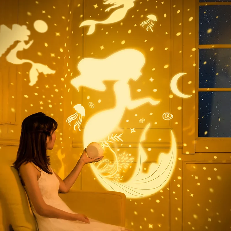 Veilleuse projection chat - StarsCat