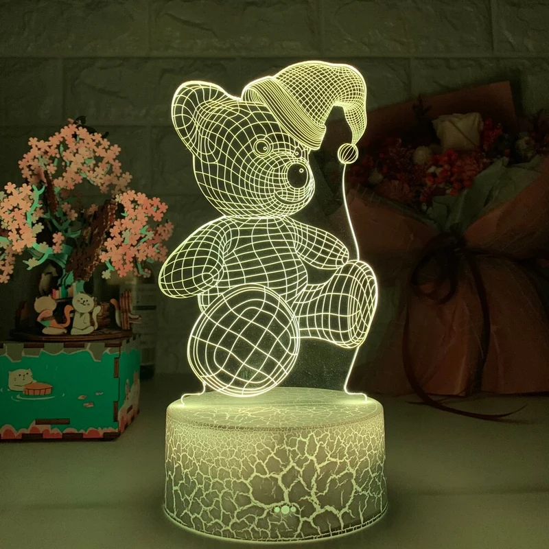 Niedlicher Teddybär Nacht Lampe Nachtlicht