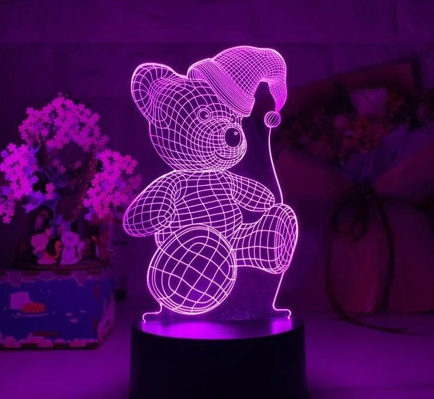 Niedlicher Teddybär Nacht Lampe Nachtlicht