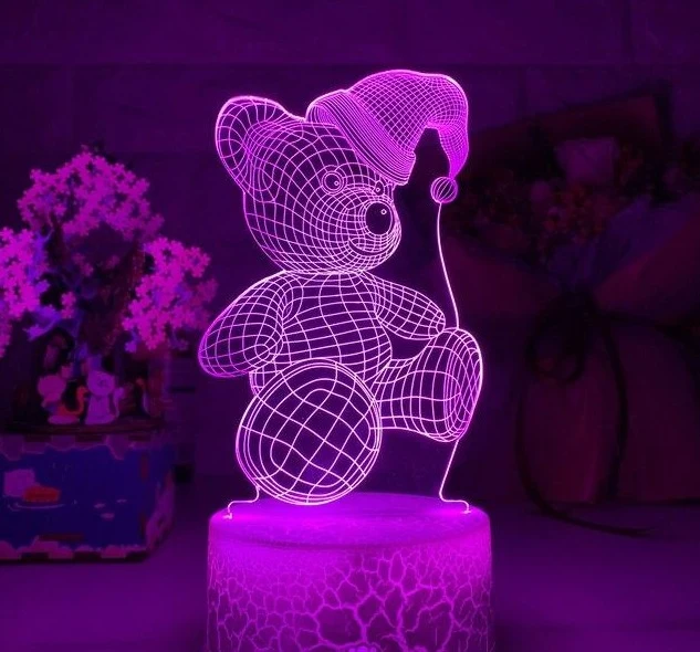 Niedlicher Teddybär Nacht Lampe Nachtlicht