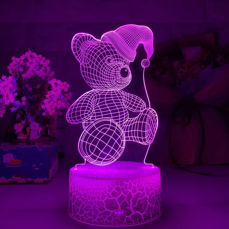 Niedlicher Teddybär Nacht Lampe Nachtlicht