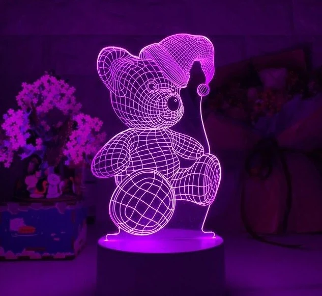 Niedlicher Teddybär Nacht Lampe Nachtlicht