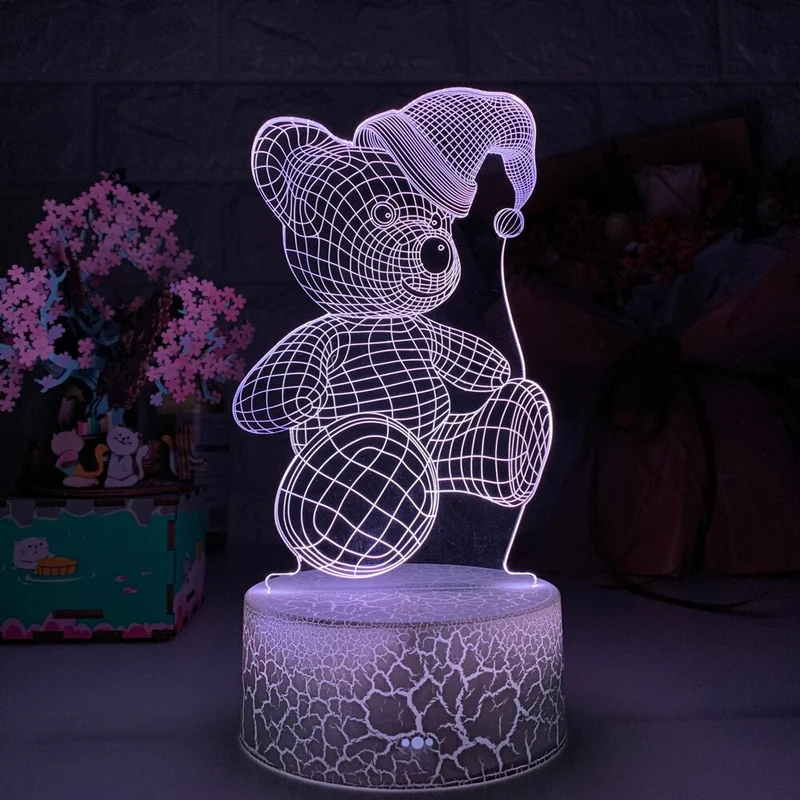 Niedlicher Teddybär Nacht Lampe Nachtlicht