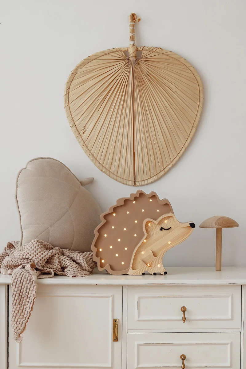 Little Lights Hedgehog Night Light | Autumn Brown