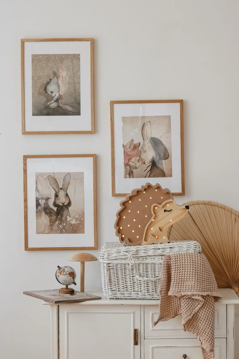 Little Lights Hedgehog Night Light | Autumn Brown