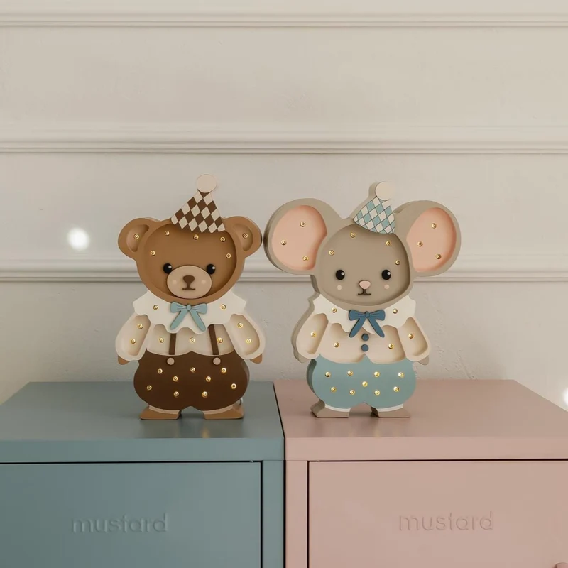 Little Lights Fairytale Friend Theo the Bear | Chocolate Brown