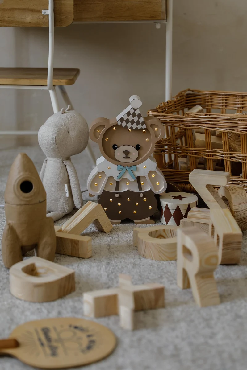 Little Lights Fairytale Friend Theo the Bear | Chocolate Brown