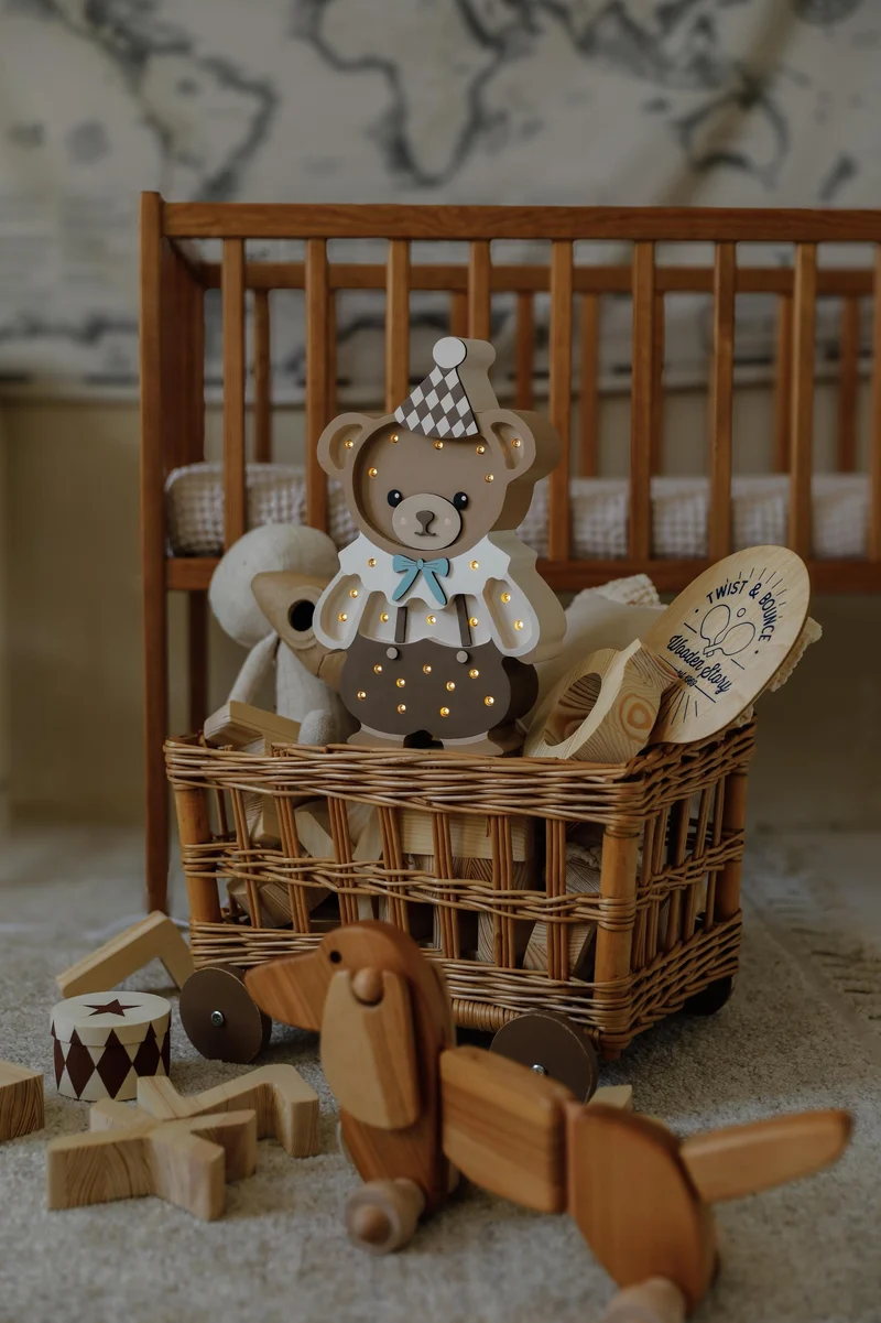 Little Lights Fairytale Friend Theo the Bear | Chocolate Brown