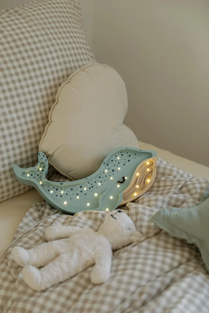 Little Lights Whale Night Light | Lagoon Waves