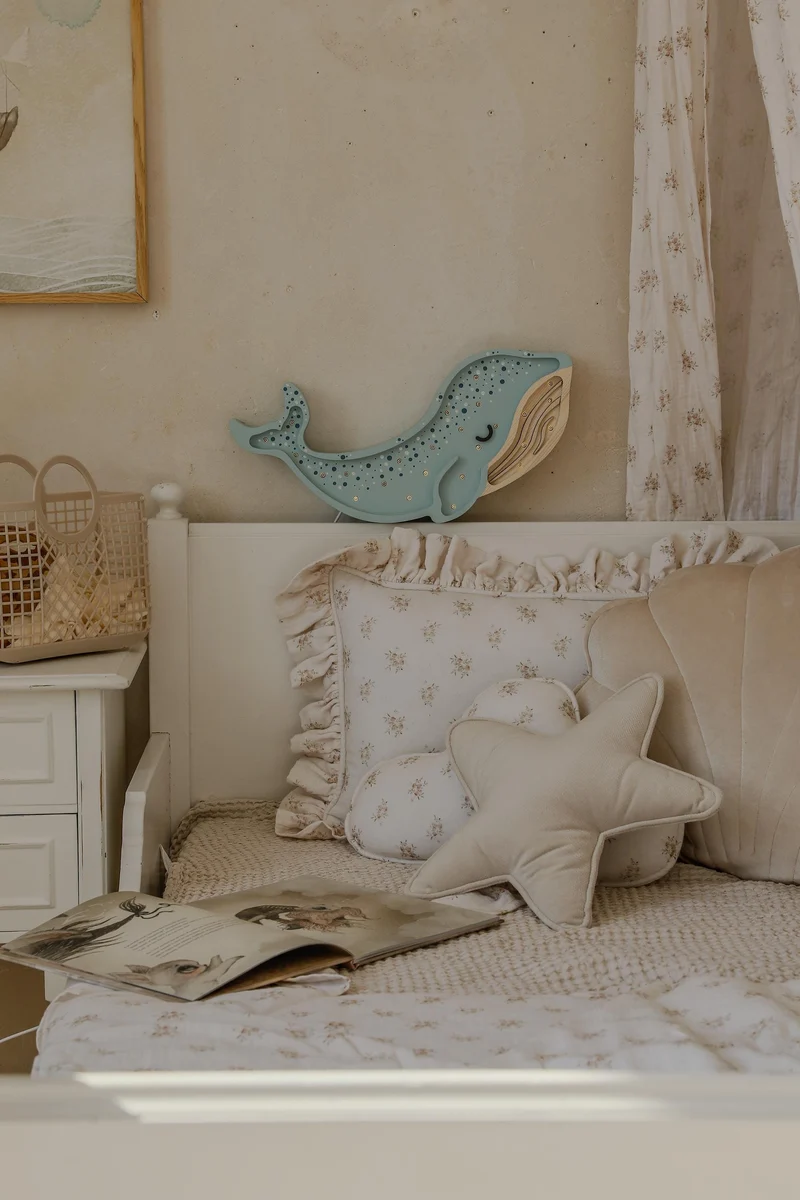 Little Lights Whale Night Light | Lagoon Waves
