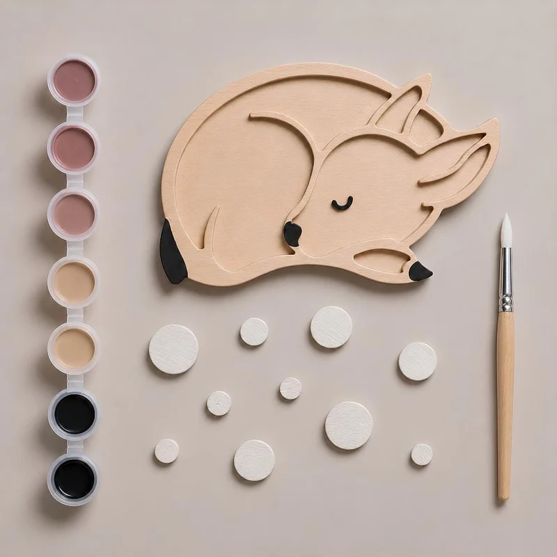 Little Lights Crafty Kit - DIY Wooden Deer
