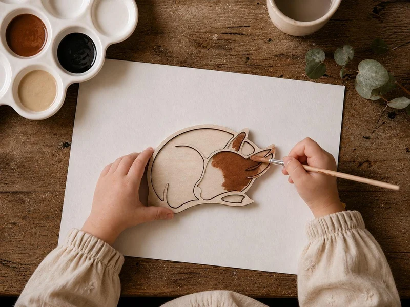 Little Lights Crafty Kit - DIY Wooden Deer