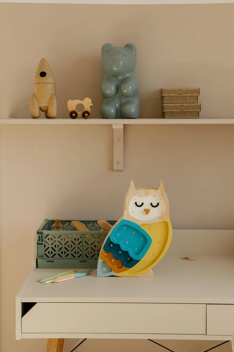 Little Lights Owl Night Light | Mustard