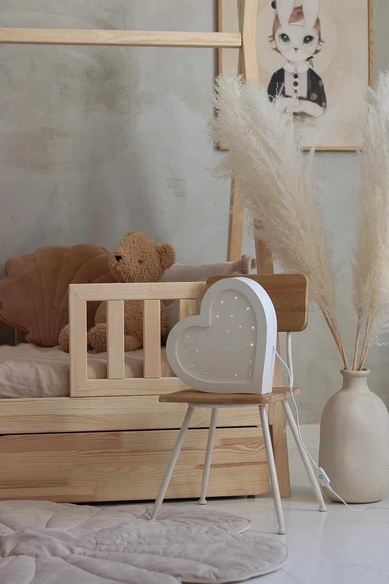 Little Lights Heart Night Light | White