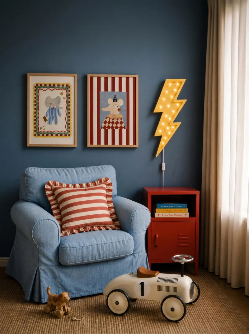 Little Lights Lightning Bolt Night Light | Yellow