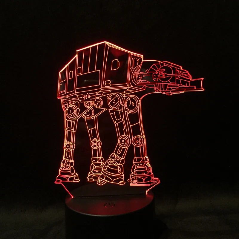 AT-AT Imperial Walker LED Lampe mit 3D Effekt