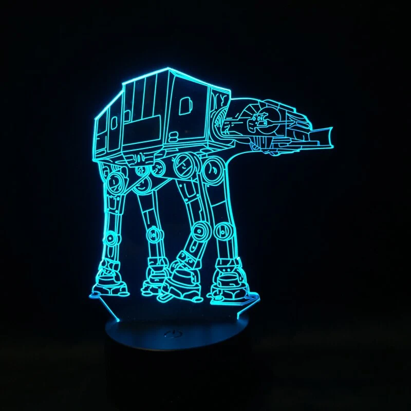 AT-AT Imperial Walker LED Lampe mit 3D Effekt
