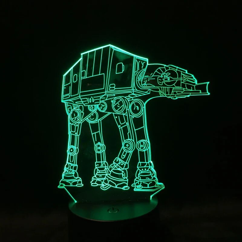 AT-AT Imperial Walker LED Lampe mit 3D Effekt