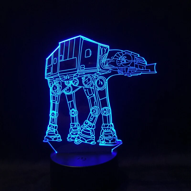 AT-AT Imperial Walker LED Lampe mit 3D Effekt