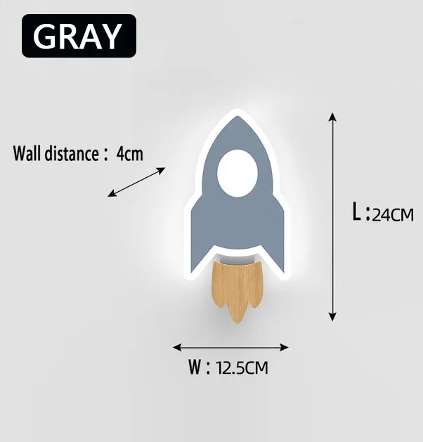 Veilleuse murale fusée | RocketDream