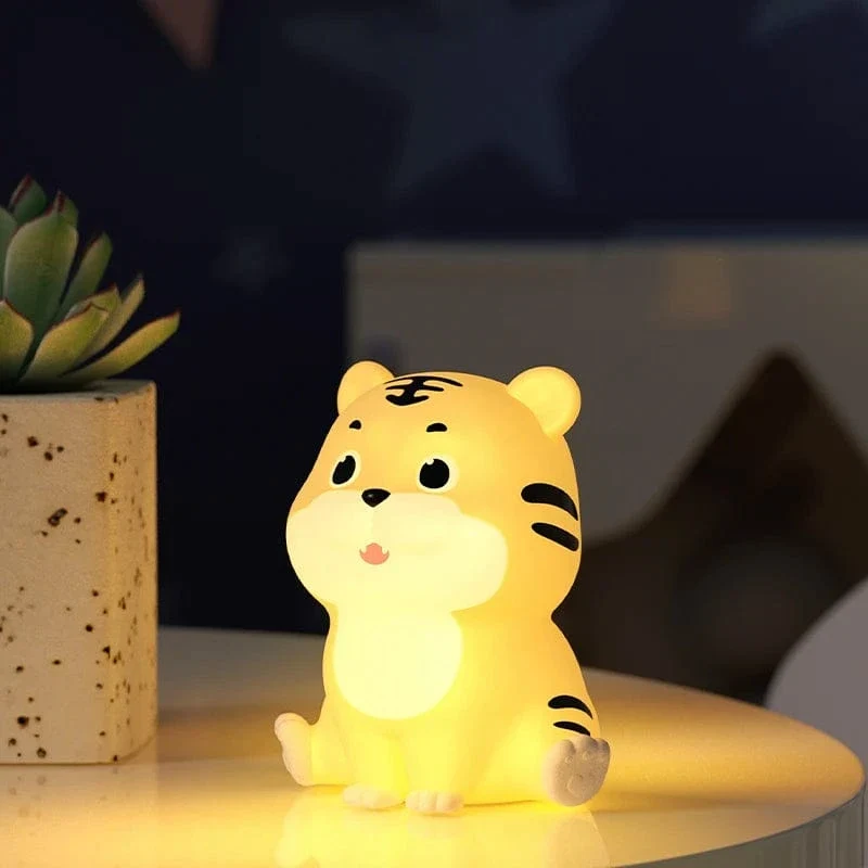 Veilleuse tigre en silicone - TigerLuz