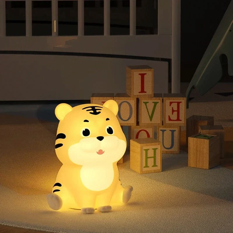 Veilleuse tigre en silicone - TigerLuz