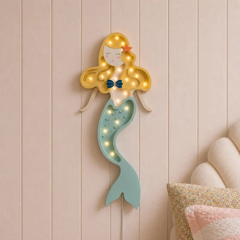 Little Lights Mermaid Night Light | Blond