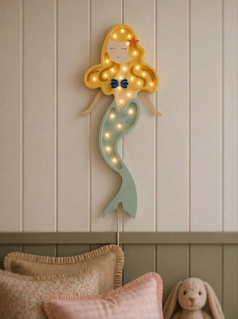 Little Lights Mermaid Night Light | Blond
