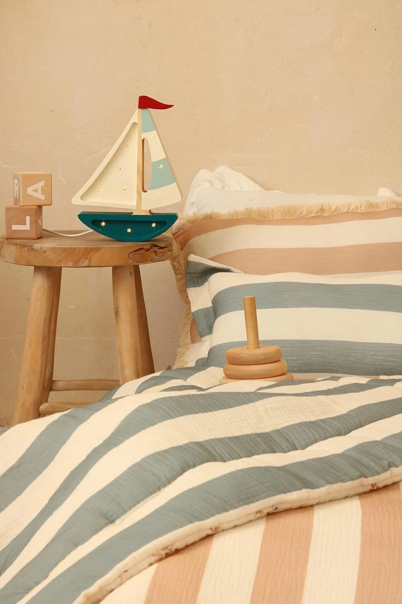 Little Lights Sailboat Night Light | Teal