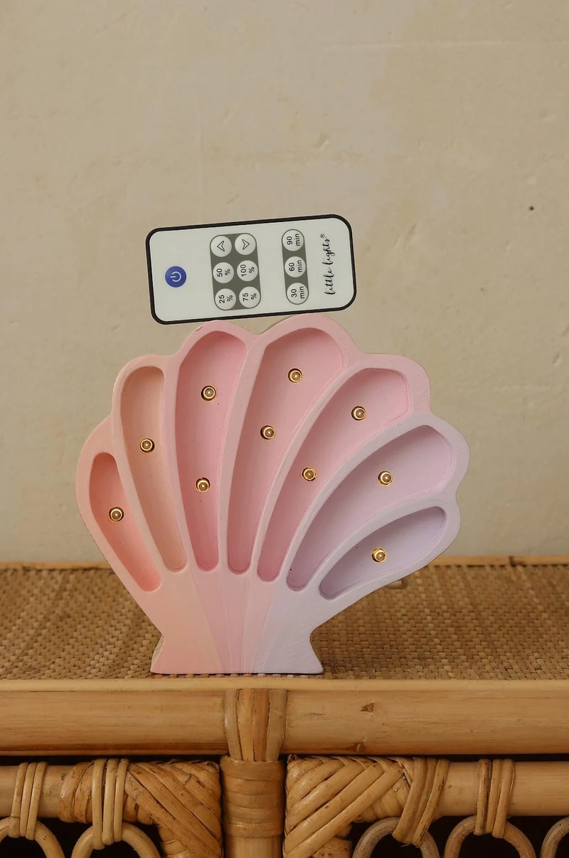 Little Lights Seashell Night Light | Mermaids Pink