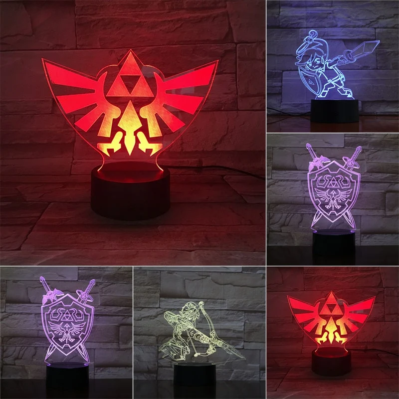 The Legend of Zelda Lampe Nachtlampe, Licht, Tischlampe